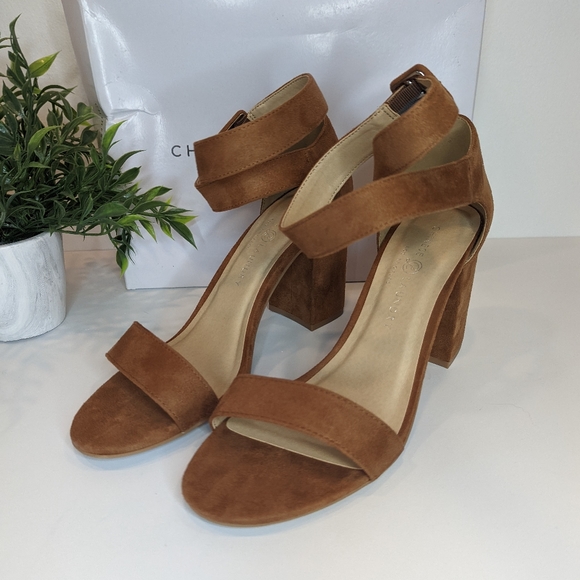 Chinese Laundry NWT Faux Suede Block heels sz 10 - Picture 8 of 8